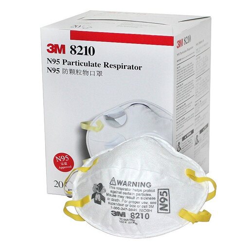 3M 8210 N95 Particulate Respirator Masks – (Box of 20’s)