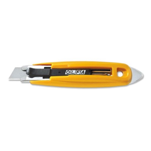OLFA® SK-9 Automatic Self-Retracting Safety Knife with Tape Slitter