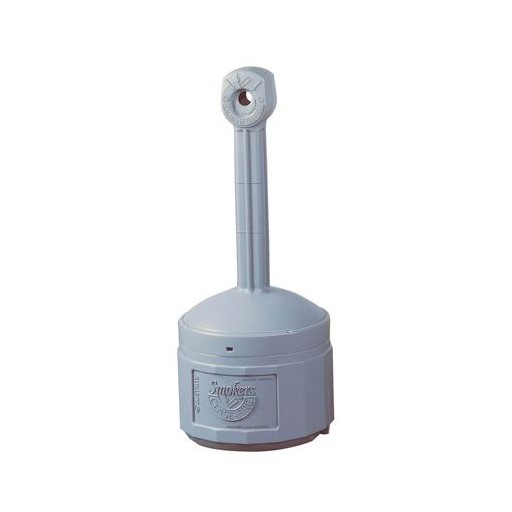 Justrite Polyethylene Cigarette Butt Receptable (Pewter Grey)