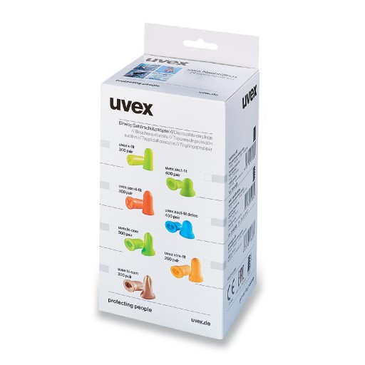 uvex x-fit earplugs without cord refill