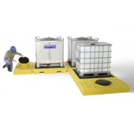 ULTRATECH Modular IBC Spill Pallet 2-Tank Model