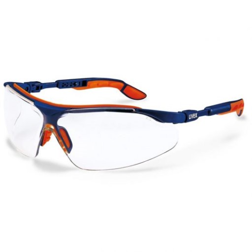 uvex i-vo, PC clear lens – blue/orange eyewear