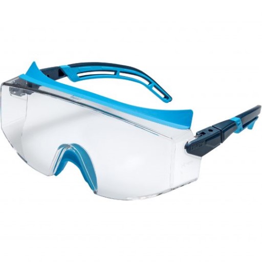 uvex OTG SN CB, PC clear lens – dark blue/light blue eyewear