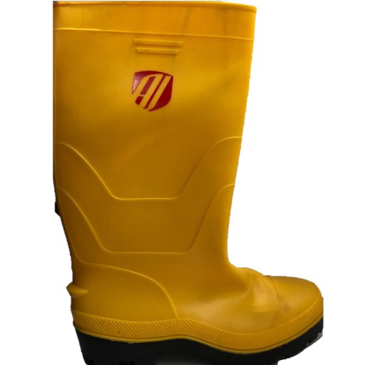 Asher Jallen Yellow PVC Boots (Steel Toe Cap)