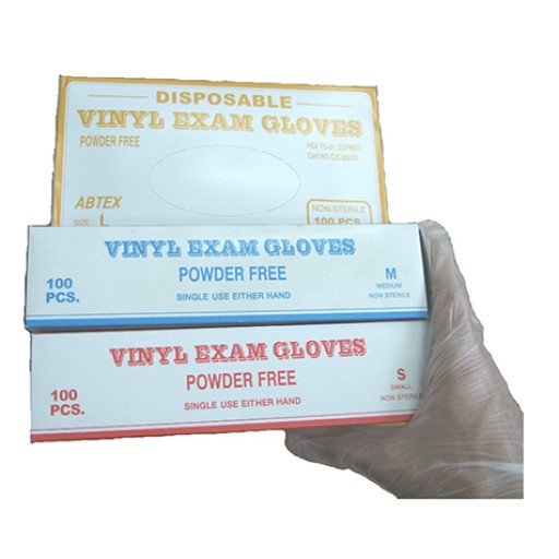 Vinyl Disposable Powder-Free Gloves – (Box of 100’s)
