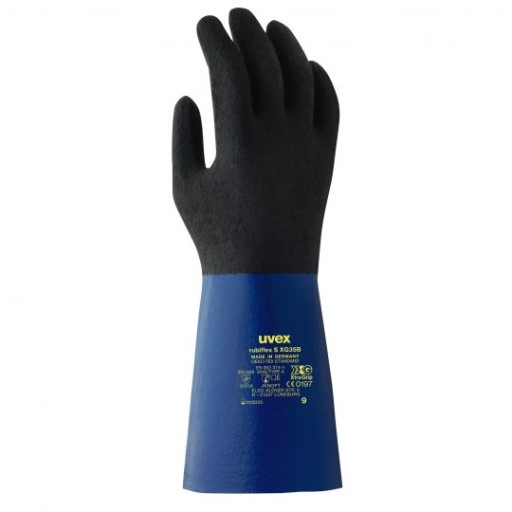 uvex rubiflex S XG35B chemical protection gloves