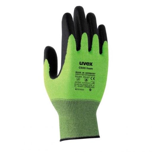 uvex C500 foam cut protection gloves