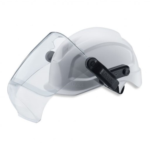 uvex pheos visor electrical arch 7kA with mechanical side piece and chin protector (excludes helmet)