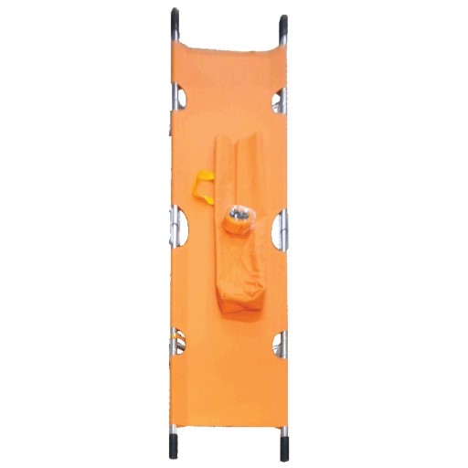 Double Folding Pole Stretcher with Straps