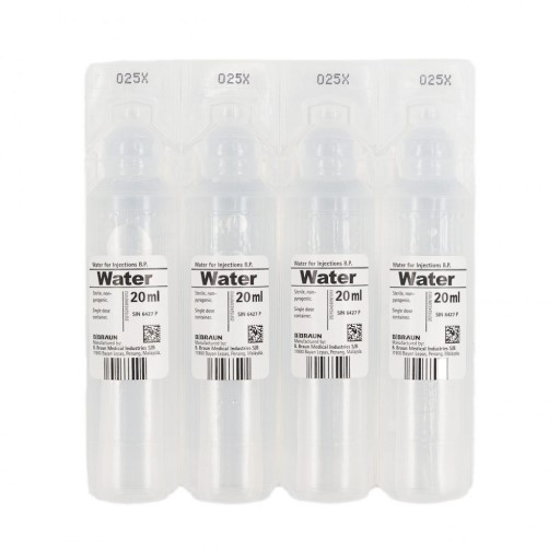 Water for Injection B.P. 20ml – (Pack of 5’s)
