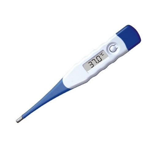 Digital Thermometer with Big LCD Screen & Flexible Tip
