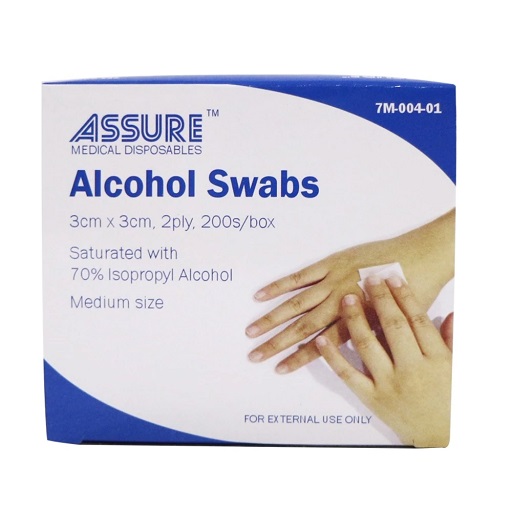 Sterile Alcohol Swabs – (Box of 200’s)