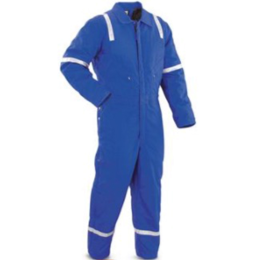 Pyrovatex Coverall with Reflective Strips