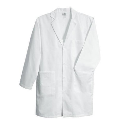 Reusable Long Sleeve White Lab Coat