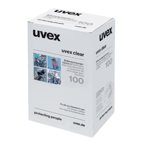 uvex lens cleaning towelettes