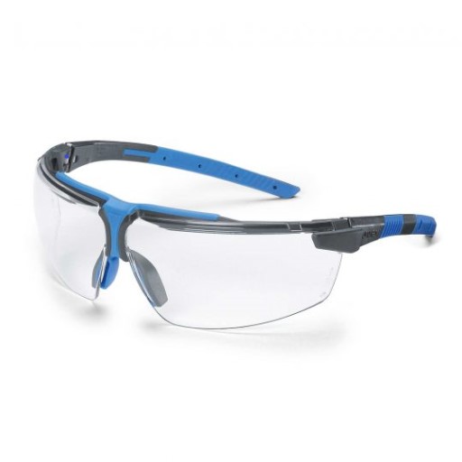 uvex i-3 clear, clear lens – blue/grey eyewear