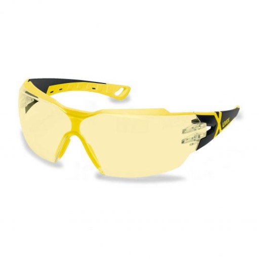 uvex pheos cx2, PC amber lens – black/yellow eyewear
