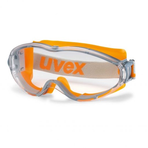 uvex ultrasonic, PC clear lens – grey/orange goggle