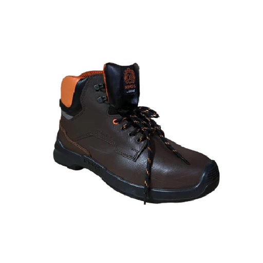 King’s KWD301K Comfort Tie Brown Safety Boots (Ankle-Cut;PSB)