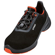 uvex 1 G2 6849 low cut safety shoes S2 SRC (Black/Orange)
