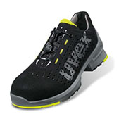 uvex 1 8543 low cut safety shoes S1 (Black/Lime)