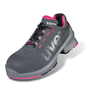 uvex 1 8562 ladies low cut safety shoes S2 SRC (Grey/Pink)