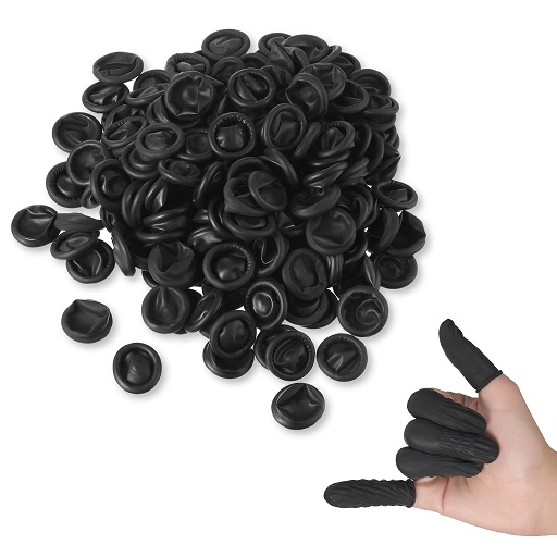 Disposable Finger Cots (Black) – (Bag of 1440’s)