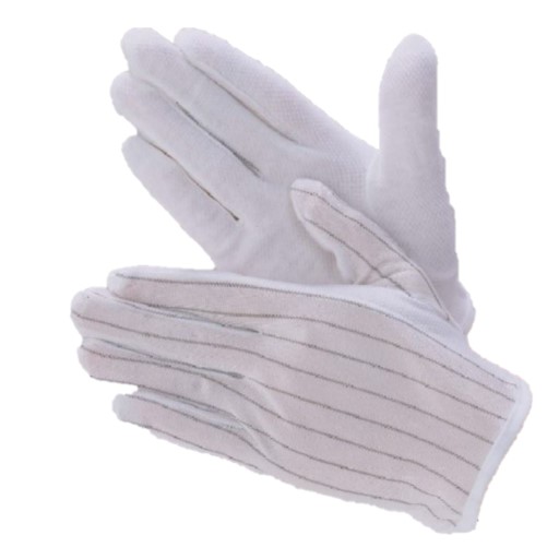 Polyester ESD Dotted Gloves (Dozen) Industrial Safety Products