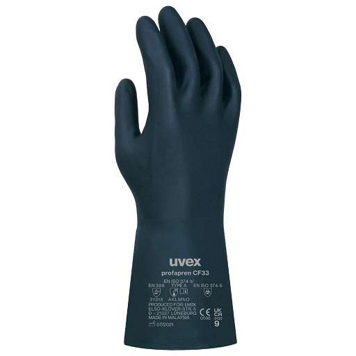 uvex profapren CF33 chemical protection gloves
