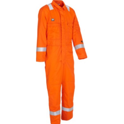 Pyrovatex Coverall with Reflective Strips