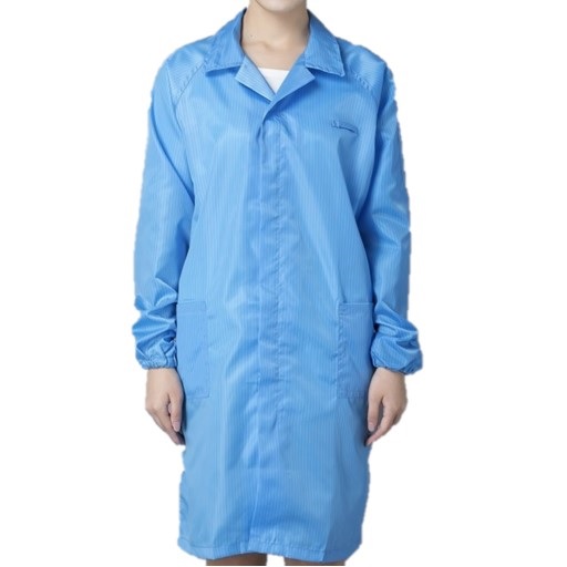 Cleanroom Lab Coat with Hawaii Collar (ESD Smock)
