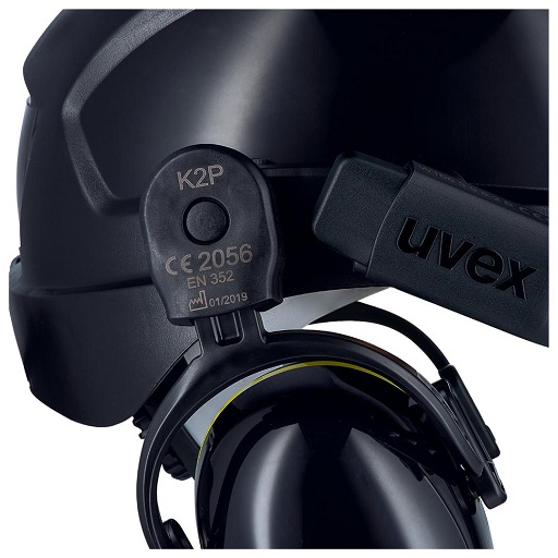 uvex pheos K2P magnet helmet earmuffs