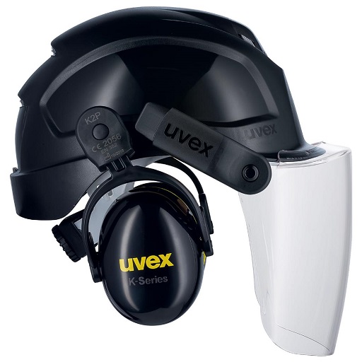 uvex pheos K2P magnet helmet earmuffs