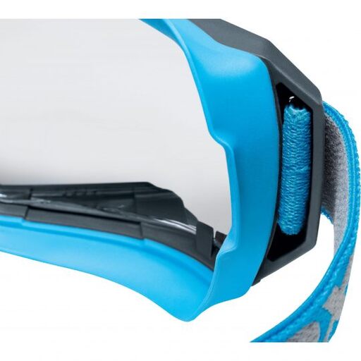 uvex super OTG guard CB, PC clear lens – blue/anthracite goggle