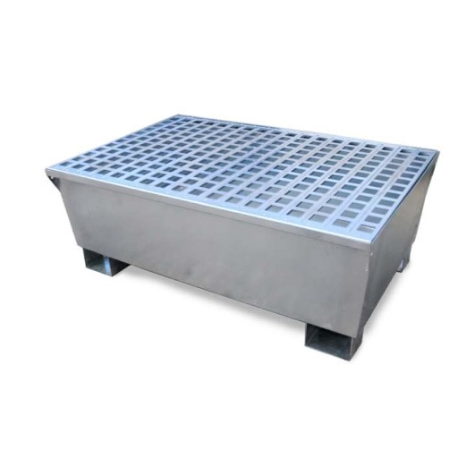 ULTRATECH Steel Spill Pallet, 2-Drum