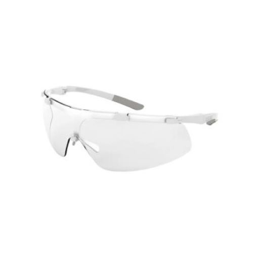 uvex super g, clear lens – grey/white eyewear