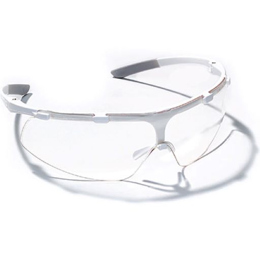 uvex super fit ETC, clear lens – grey/white eyewear