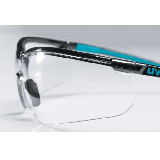 uvex sportstyle, PC clear lens – black/blue eyewear
