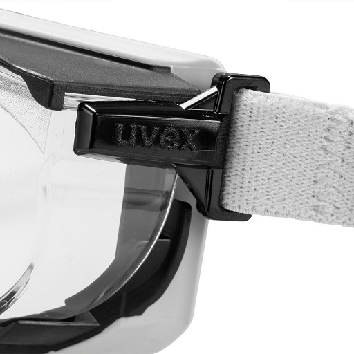 uvex carbonvision, PC clear lens – black/grey goggle