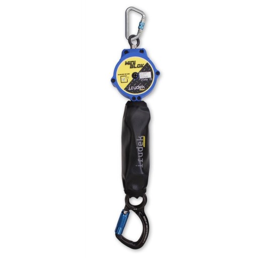 Irudek MiniBlok C SRL – Length 2m with Auto 21.5mm Opening Gancho Hook, LC:136kg
