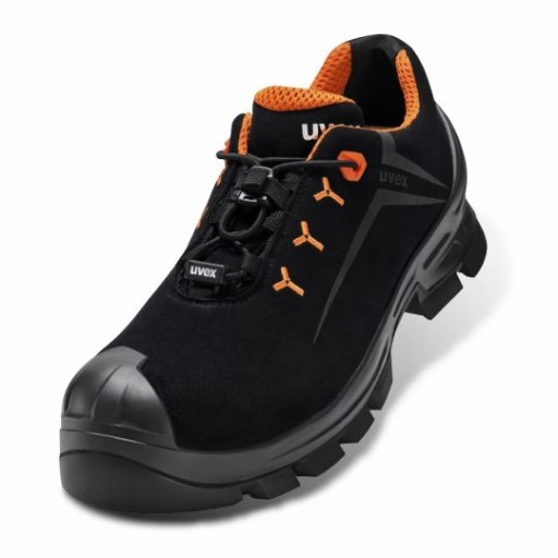 uvex 2 MACSOLE? low cut safety shoes S3 HI HRO SRC (Black/Orange)