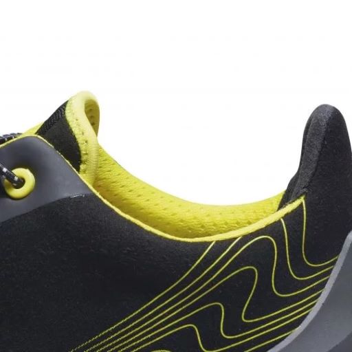 uvex 1 G2 6844 low cut safety shoes S2 SRC ESD (Black/Lime)