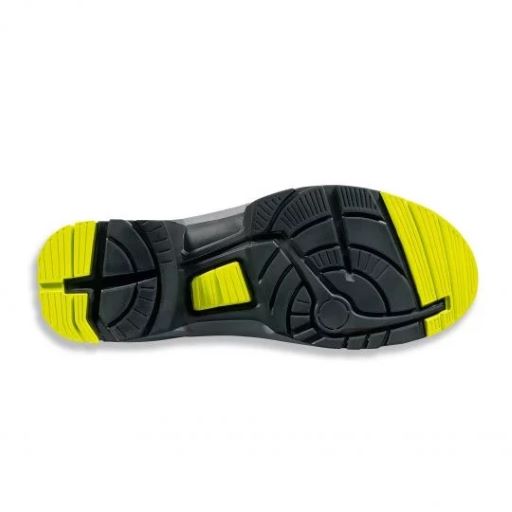 uvex 1 8543 low cut safety shoes S1 (Black/Lime)