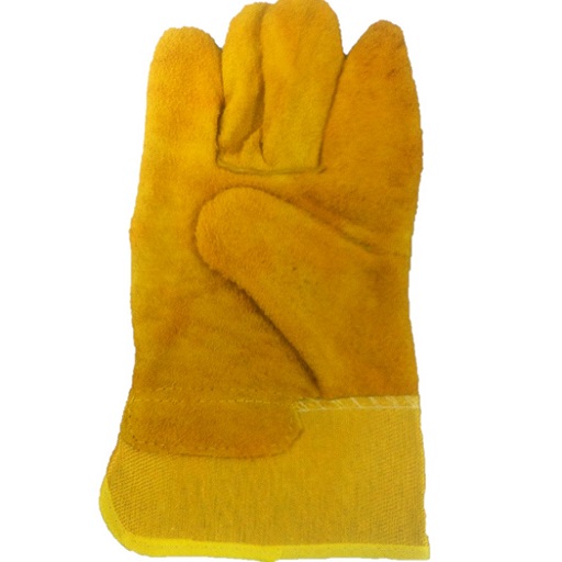 Heavy Duty Yellow Leather Palm Gloves – (Dozen)