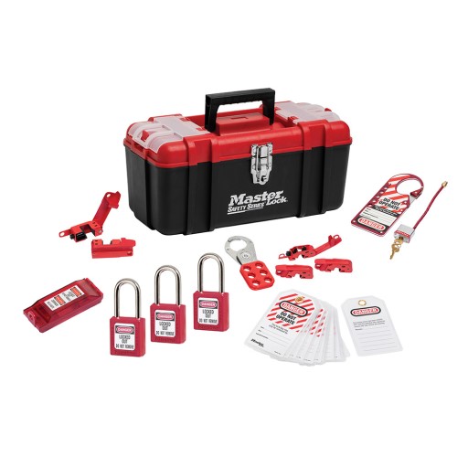 Master Lock Personal Lockout Kit – Electrical Focus (410RED Xenoy Padlock)