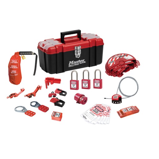 Master Lock Master Electrical & Valve Lockout Kit (410KARED Zenex? Padlocks)