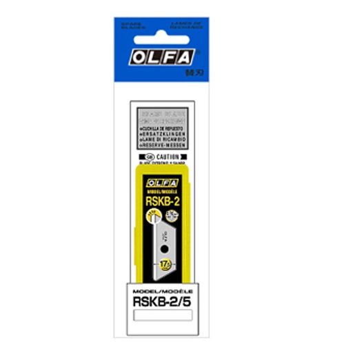 OLFA? Rounded Tip Safety Knife Blades for SK-3, 4, 5, 9, UTC-1- (Box of 30’s)