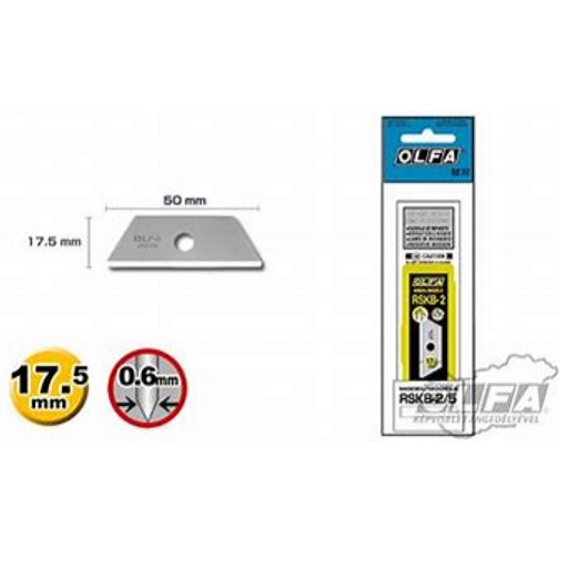 OLFA? Rounded Tip Safety Knife Blades for SK-3, 4, 5, 9, UTC-1- (Box of 30’s)