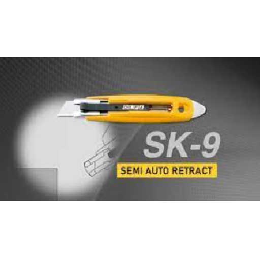 OLFA? SK-9 Automatic Self-Retracting Safety Knife with Tape Slitter