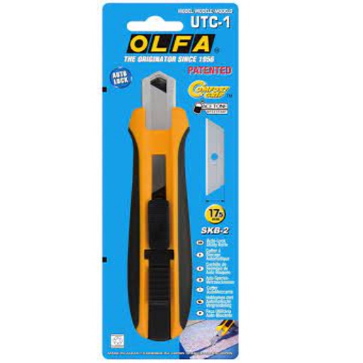 OLFA? UTC-1 Cushion Grip 5-Position Auto-Lock Utility Knife